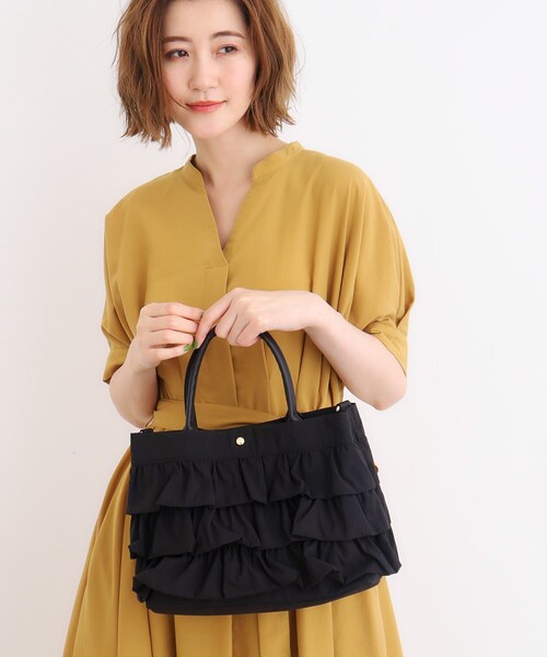 grove(グローブ)の「◆ティアード2WAYトート(トートバッグ・レディース・ダークグレー/ブラック/ライトグレー/ブラック系その他4/ブラウン系その他5/ライトグレー系3・00)」の10枚目の写真