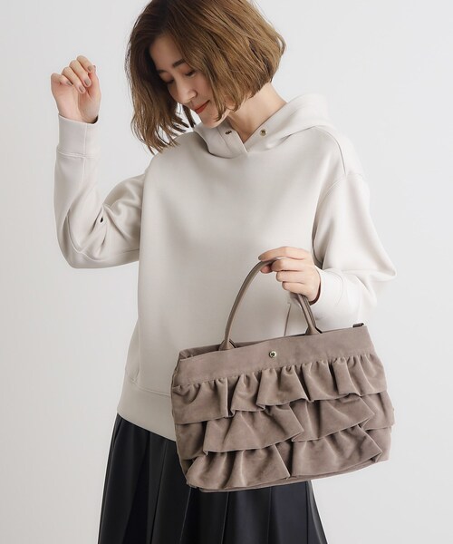 grove(グローブ)の「◆ティアード2WAYトート(トートバッグ・レディース・ダークグレー/ブラック/ライトグレー/ブラック系その他4/ブラウン系その他5/ライトグレー系3・00)」の16枚目の写真