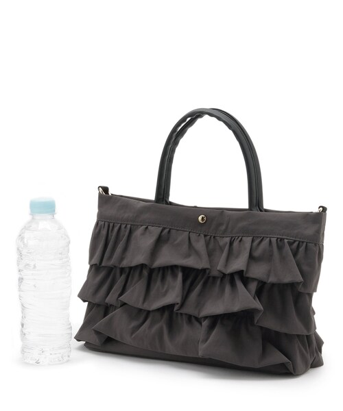 grove(グローブ)の「◆ティアード2WAYトート(トートバッグ・レディース・ダークグレー/ブラック/ライトグレー/ブラック系その他4/ブラウン系その他5/ライトグレー系3・00)」の18枚目の写真