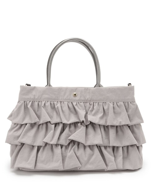 grove(グローブ)の「◆ティアード2WAYトート(トートバッグ・レディース・ダークグレー/ブラック/ライトグレー/ブラック系その他4/ブラウン系その他5/ライトグレー系3・00)」の19枚目の写真