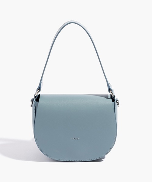 YAHKI(ヤーキ)の「YAHKI/ヤーキ VEAGAN LEATHER ハーフムーンバッグ(ショルダーバッグ・レディース・ブラック/アイボリー/ブルー・FREE)」の15枚目の写真