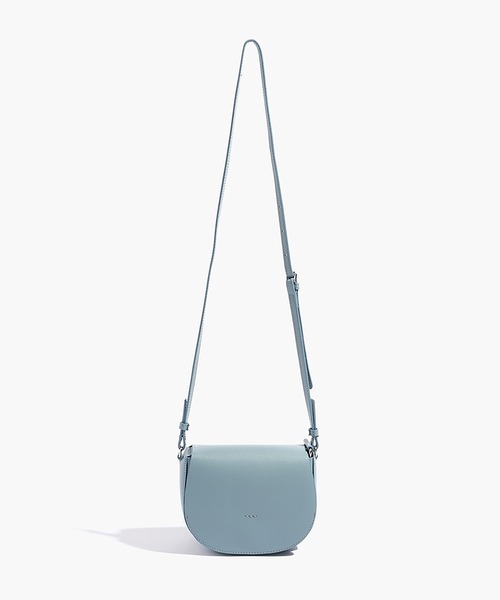 YAHKI(ヤーキ)の「YAHKI/ヤーキ VEAGAN LEATHER ハーフムーンバッグ(ショルダーバッグ・レディース・ブラック/アイボリー/ブルー・FREE)」の16枚目の写真
