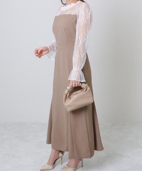Lace Ladies(レースレディース)の「ビッグパール コンパクト 2WAY レザー調 ショルダーバッグ(クラッチバッグ・レディース・シルバー/アイボリー/ブラック/ベージュ・FREE)」の17枚目の写真