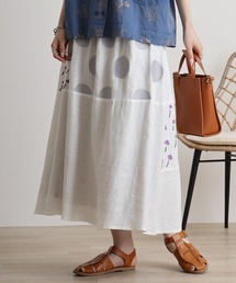 【れもんさま】 ARCHI アーキ スプリングコート 薄手 花柄 A Arukan アルカン 長財布 クレア L字ファスナー 財布 薄型 花柄