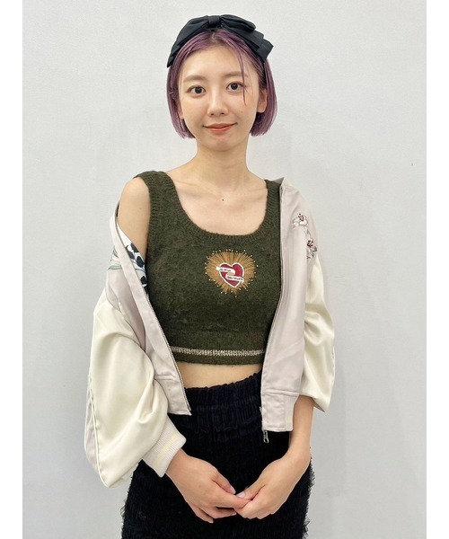 LILY BROWN×KEITA MARUYAMA】エンブロイダリースカジャン LILY BROWN