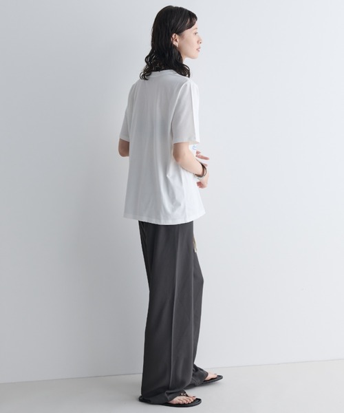 MERLOT(メルロー)の「アニマルイラストTシャツ(Tシャツ/カットソー・レディース・ネイビー/オフホワイト・FREE)」の16枚目の写真