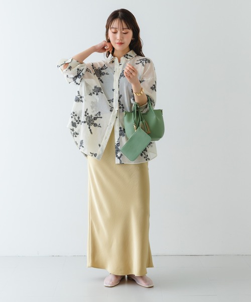 RODE SKO（ロデスコ）の「ポーチ付タックミニショルダーバッグ（ショルダーバッグ・レディース・ブラック/オレンジ/アイボリー/グレー/ミント・ONE）」の12枚目の写真