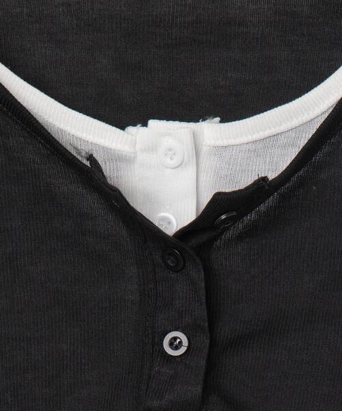 dispark（ディスパーク）の「DISPARK/サイドギャザーアンサンブル風T（アンサンブル・レディース・グレー/ブラック・FREE）」の17枚目の写真