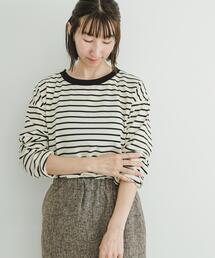 ITEMS URBANRESEARCH | ボーダーロングTシャツ(Tシャツ/カットソー)