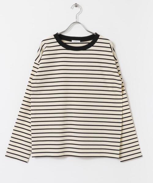 販売会限定 KAJAボーダーロンT ブラック OVY サイズ1 POPUP限定販売 KAJAボーダーロンT ブラック OVY サイズ1 販売会限定