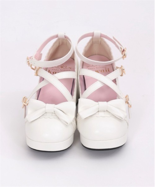 【axes】梯子レーススカラップパンプス axes femme kawaii（アクシーズファムカワイイ）の「梯子レース