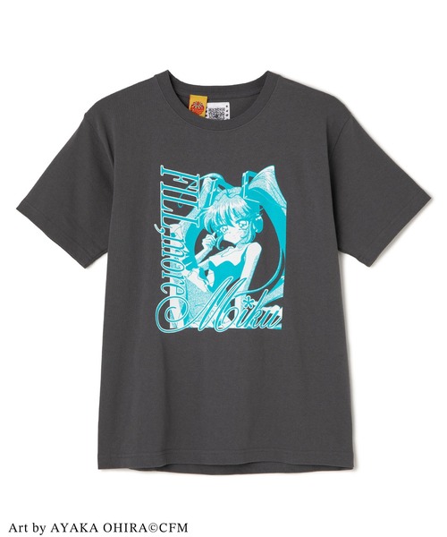 【セール】FILL,more(フィルモア) FL HATSUNE MIKU 2TONE ANIME TEE フィルモア ハツネ ミク ツートーンアニメ ティー（Tシャツ/カットソー）｜FILL,more（フィルモア）