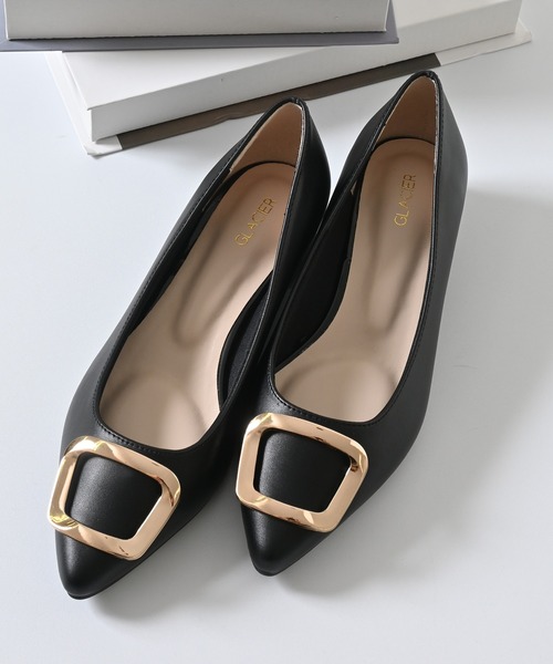 Honeys（ハニーズ）の「モチーフ付ポインテッドパンプス（パンプス・レディース・ブラック/ライトベージュ/ブラック系その他/モカ/ライトカーキ・22.5/23.0/23.5/24.0/24.5）」の2枚目の写真