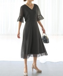 シフォンワンピース