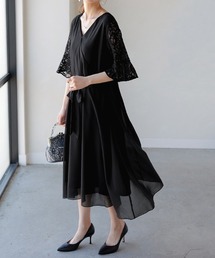 シフォンワンピース