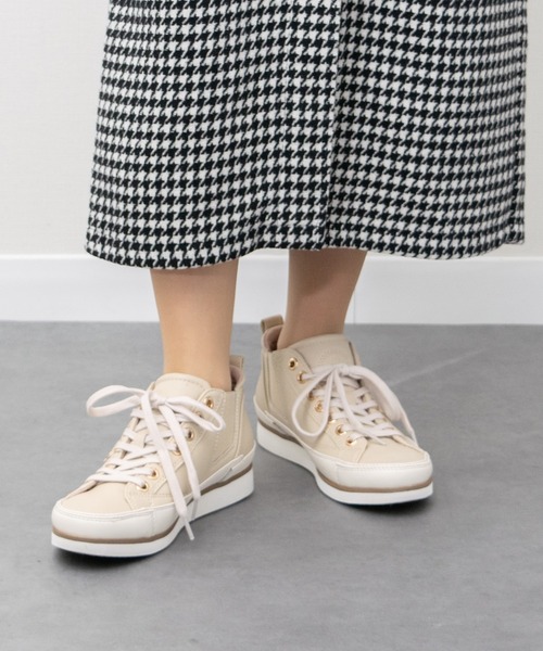 bussola】撥水サイドゴアミドルカットスニーカー(945834)（スニーカー