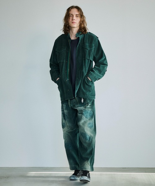 OPULENCE（オーピュレンス）の「コーデュロイグランジワイドパンツ（その他パンツ・メンズ・ブラック/ダークグリーン/ベージュ・FREE）」の21枚目の写真