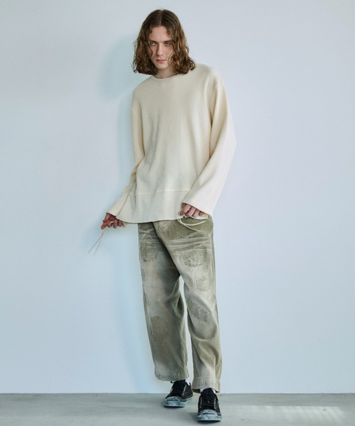 OPULENCE(オーピュレンス)の「コーデュロイグランジワイドパンツ(その他パンツ・メンズ・ブラック/ダークグリーン/ベージュ・FREE)」の22枚目の写真