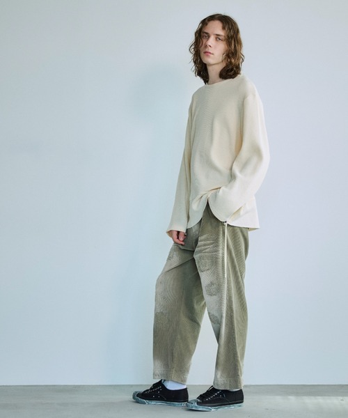 OPULENCE(オーピュレンス)の「コーデュロイグランジワイドパンツ(その他パンツ・メンズ・ブラック/ダークグリーン/ベージュ・FREE)」の21枚目の写真