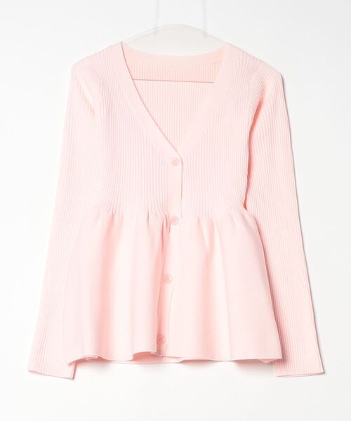 【セール】ペプラムニットカーディガン（カーディガン/ボレロ）｜Per sist ence（パーシエンス）