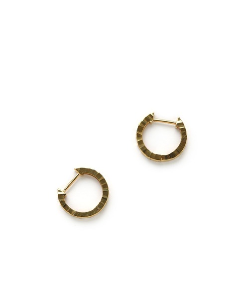 colleca la（コレカラ）の「[silver925]ミラーカット フープピアス〈金属アレルギー対応〉（ピアス（両耳用）・レディース・ゴールド/シルバー・FREE）」の9枚目の写真