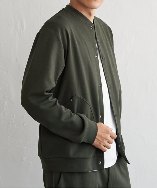 ikka（イッカ）の「【セットアップ対応】テックストレッチボタンカーディガン（カーディガン/ボレロ・メンズ・ブラック/オリーブ/スモークグレー・M/L/XL/S）」の17枚目の写真