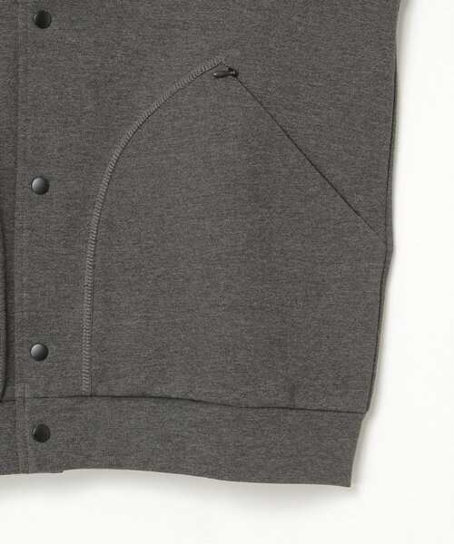 ikka（イッカ）の「【セットアップ対応】テックストレッチボタンカーディガン（カーディガン/ボレロ・メンズ・ブラック/オリーブ/スモークグレー・M/L/XL/S）」の4枚目の写真