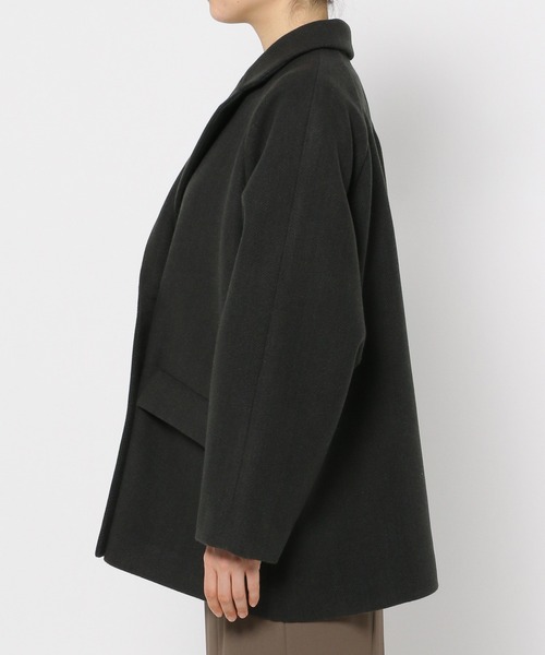 mysty woman（ミスティウーマン）の「ミドルテーラージャコット  143347（その他アウター・レディース・モカ/アイボリー/ブラック・FREE）」の20枚目の写真