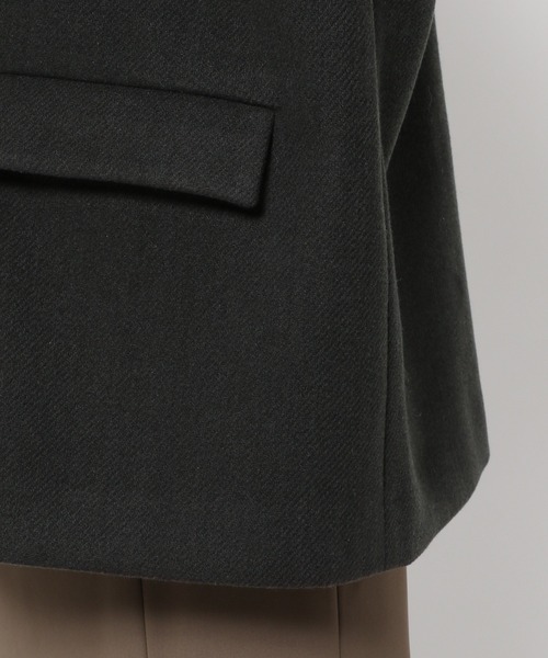 mysty woman（ミスティウーマン）の「ミドルテーラージャコット  143347（その他アウター・レディース・モカ/アイボリー/ブラック・FREE）」の7枚目の写真