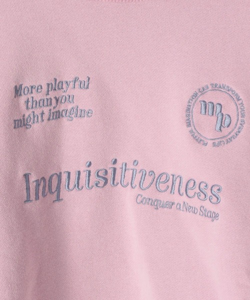 PAGEBOY（ページボーイ）の「ヴィンテージシシュウゲームスウェット（スウェット・レディース・チャコールグレー/ピンク/オートミール・FREE）」の11枚目の写真