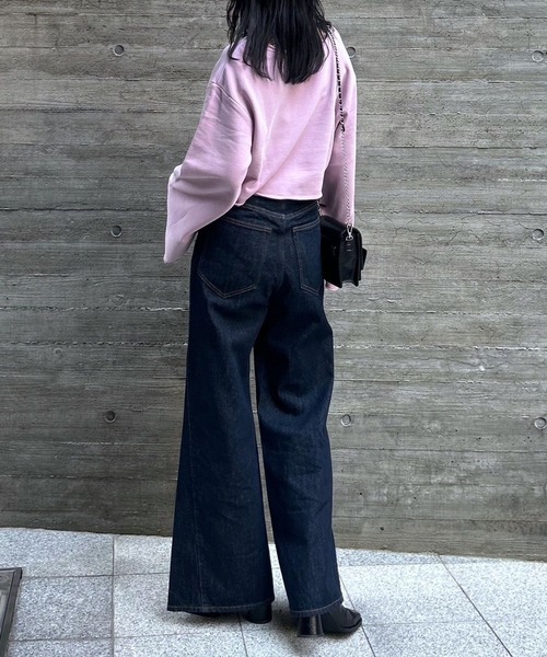 PAGEBOY（ページボーイ）の「ヴィンテージシシュウゲームスウェット（スウェット・レディース・チャコールグレー/ピンク/オートミール・FREE）」の22枚目の写真