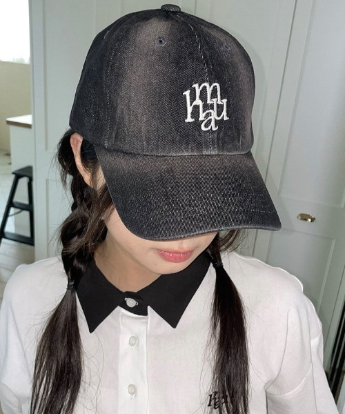 A'GEM/9 × .kom 『muah muah/ムーアムーア』 LOGO STITCH WASHED