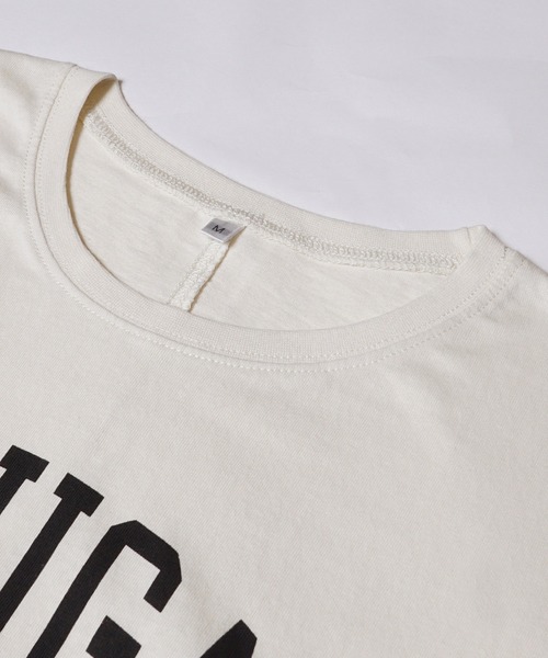 coca(coca)(コカ)の「ドルマン袖ロゴトップス レギュラーオンスコットン(Tシャツ/カットソー・レディース・アイボリー/チャコール・M/L)」の16枚目の写真