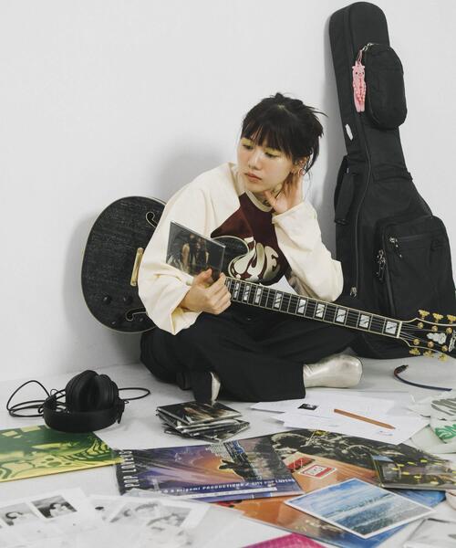 SENSE OF PLACE by URBAN RESEARCH（センスオブプレイスバイアーバンリサーチ）の「『別注』さらさ×SENSE OF PLACE　ソフトツイルジャンプスーツ（サロペット/オーバーオール・レディース・ブラック/カーキ/ピンク・SMALL/MEDIUM）」の4枚目の写真