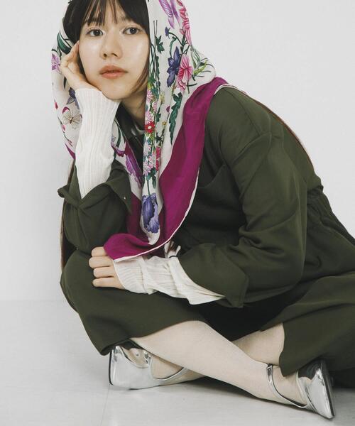 SENSE OF PLACE by URBAN RESEARCH（センスオブプレイスバイアーバンリサーチ）の「『別注』さらさ×SENSE OF PLACE　ソフトツイルジャンプスーツ（サロペット/オーバーオール・レディース・ブラック/カーキ/ピンク・SMALL/MEDIUM）」の18枚目の写真