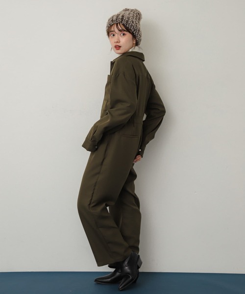 サラウェアsarahwear＊ソフトチノ生地サロペット　オーバーオール日本製