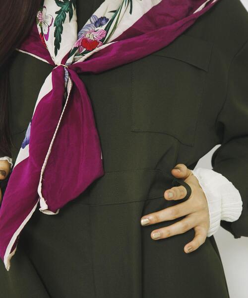 SENSE OF PLACE by URBAN RESEARCH（センスオブプレイスバイアーバンリサーチ）の「『別注』さらさ×SENSE OF PLACE　ソフトツイルジャンプスーツ（サロペット/オーバーオール・レディース・ブラック/カーキ/ピンク・SMALL/MEDIUM）」の22枚目の写真