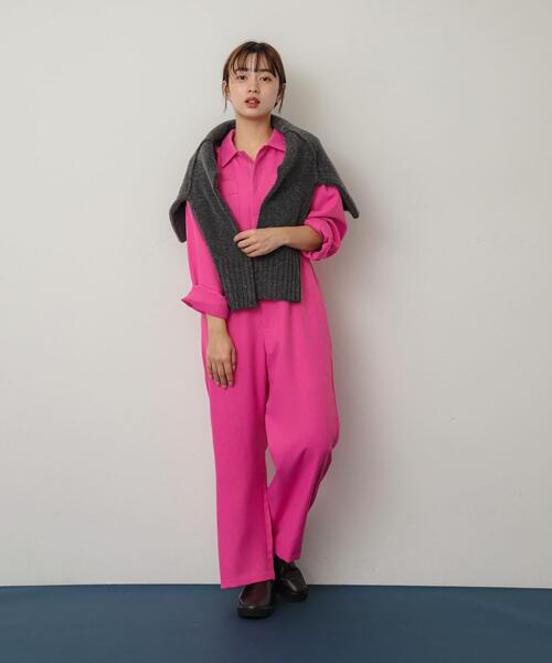 セール】『別注』さらさ×SENSE OF PLACE ソフトツイルジャンプスーツ