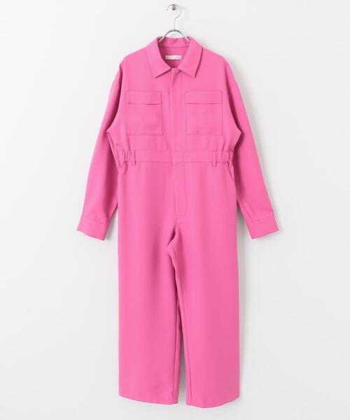 セール】『別注』さらさ×SENSE OF PLACE ソフトツイルジャンプスーツ