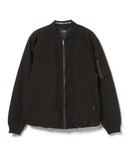 BEAMS HEART(ビームスハート)の「ソリッド タフタ MA-1(ライダースジャケット・メンズ・オリーブ/ブラック・LARGE/MEDIUM/SMALL)」の12枚目の写真
