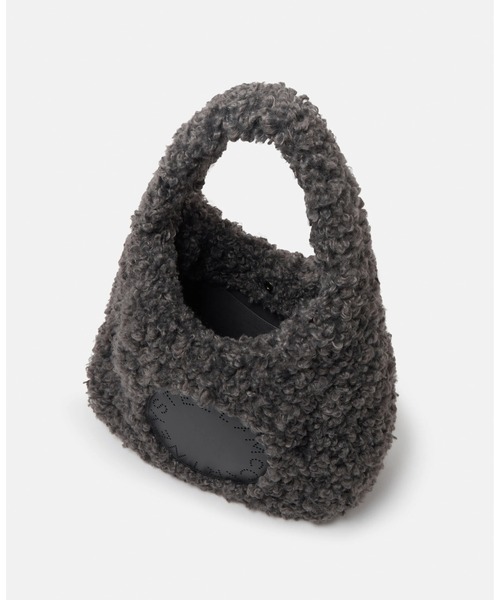 ステラマッカートニー プラッシュ テディ ホーボー トートバッグ ロゴ