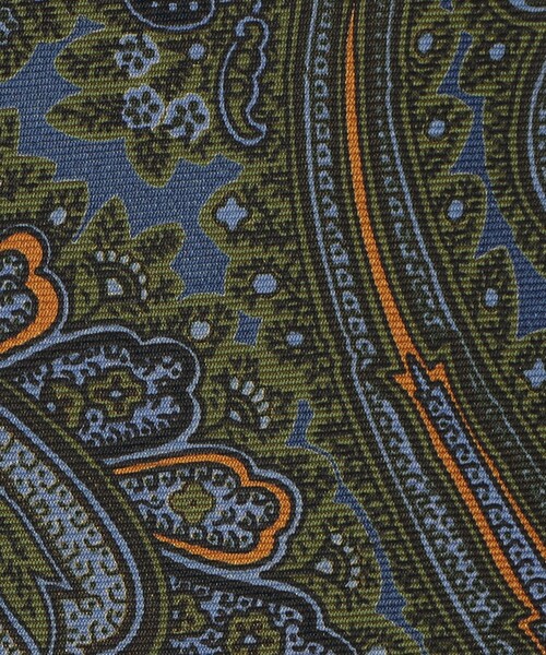 TOMORROWLAND （トゥモローランド）の「TOMORROWLAND シルク ペイズリーネクタイ（ネクタイ・メンズ・カーキ/イエロー系その他2・FREE）」の6枚目の写真