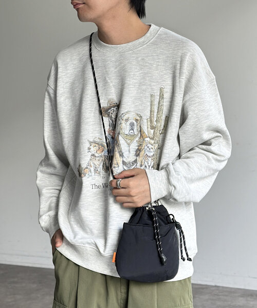 CPCM（シーピーシーエム）の「アニマル柄裏毛スウェット（Tシャツ/カットソー・メンズ・グレー系その他2/グレー系その他/グレー系その他3/グレー/グレー系その他4/グレー系その他5・MEDIUM/LARGE）」の9枚目の写真