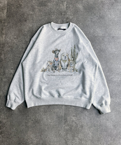 CPCM（シーピーシーエム）の「アニマル柄裏毛スウェット（Tシャツ/カットソー・メンズ・グレー系その他2/グレー系その他/グレー系その他3/グレー/グレー系その他4/グレー系その他5・MEDIUM/LARGE）」の14枚目の写真