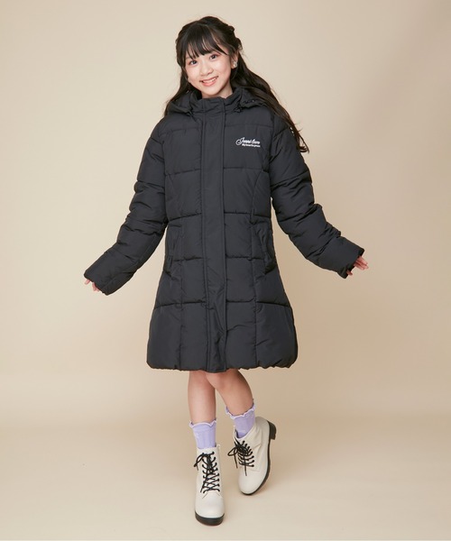 JENNI love（ジェニィラブ）の「【フード取り外し可能・はっ水加工】エコダウンベルト付きロングコート（その他アウター・キッズ・ベージュ/ブラック・130cm/140cm/160cm/150cm）」の18枚目の写真