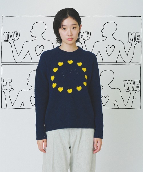 美品】soduk / love around ニットプルオーバー