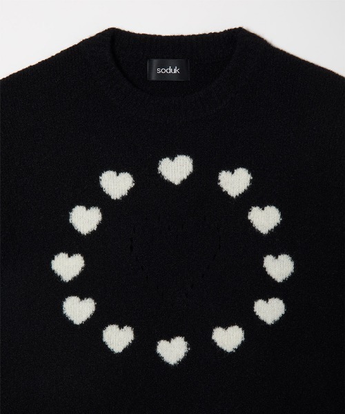 【美品】soduk / love around ニットプルオーバー 美品】soduk / love around ニットプルオーバー