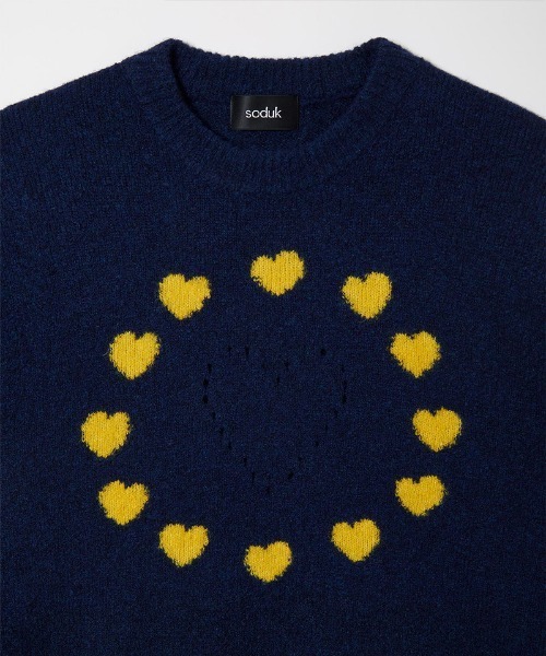 【美品】soduk / love around ニットプルオーバー 美品】soduk / love around ニットプルオーバー