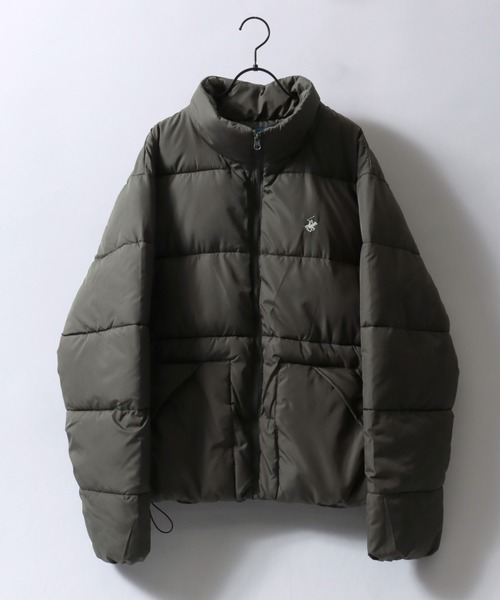 【セール】BEVERLY HILLS POLO CLUB/ビバリーヒルズポロクラブ オーバーサイズ ワンポイント刺繍 パファージャケット パデッドジャケット ファイバーダウンジャケット レディース メンズ（ダウンジャケット/コート）｜BEVERLY HILLS POLO CLUB（ビバリーヒルズポロクラブ）