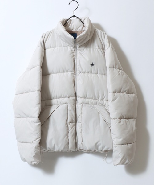 BEVERLY HILLS POLO CLUB(ビバリーヒルズポロクラブ)の「BEVERLY HILLS POLO CLUB/ビバリーヒルズポロクラブ オーバーサイズ ワンポイント刺繍 パファージャケット パデッドジャケット ファイバーダウンジャケット レディース メンズ(ダウンジャケット/コート・レディース・カーキ/ライトグレー/キャメル/ブラック/アイボリー/ブラック系その他/ダークブラウン/グリーン/ダークブルー・L/M/LL)」の18枚目の写真